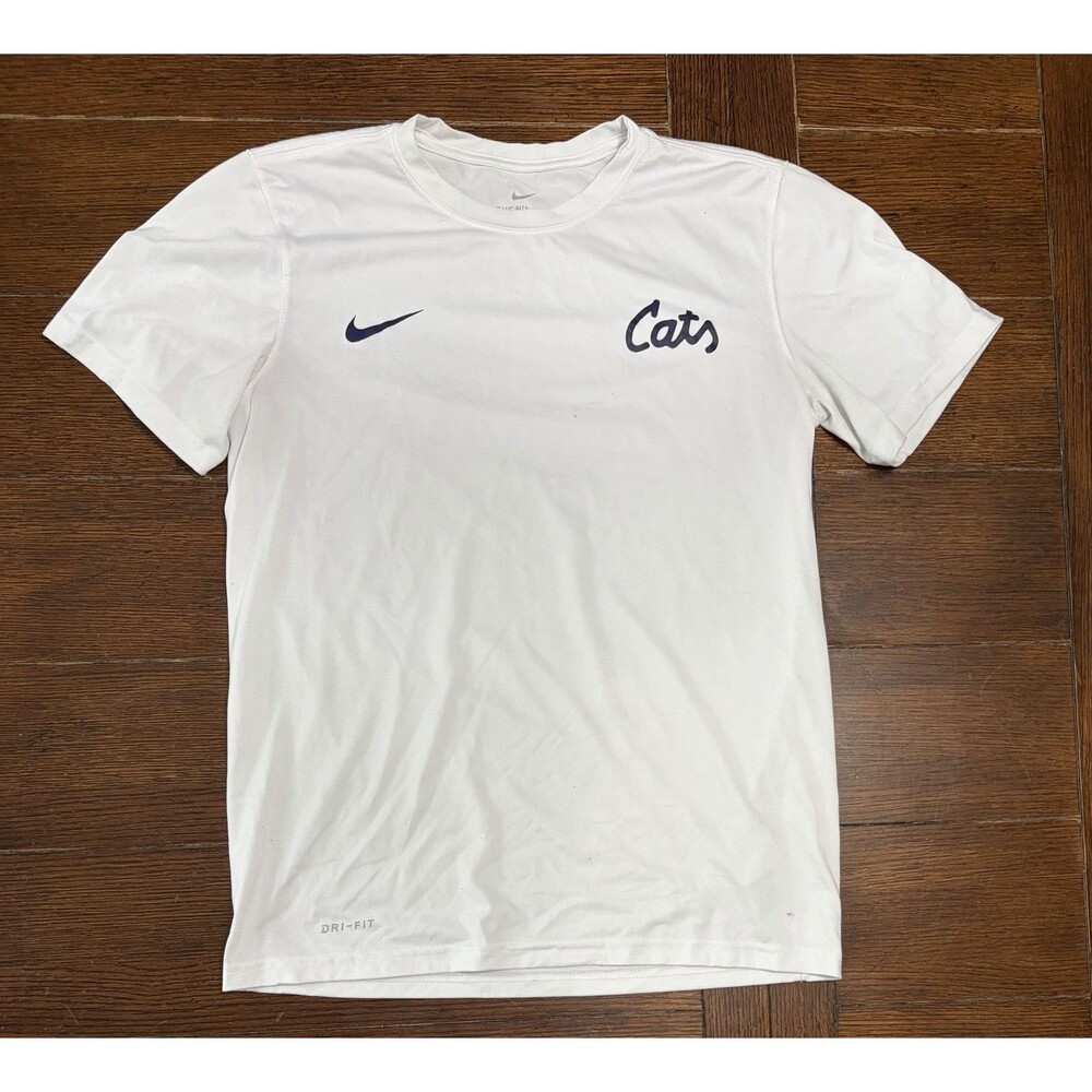 Men’s Kansas State Wildcats Nike Size S Player Issued White Basketball T Shirt